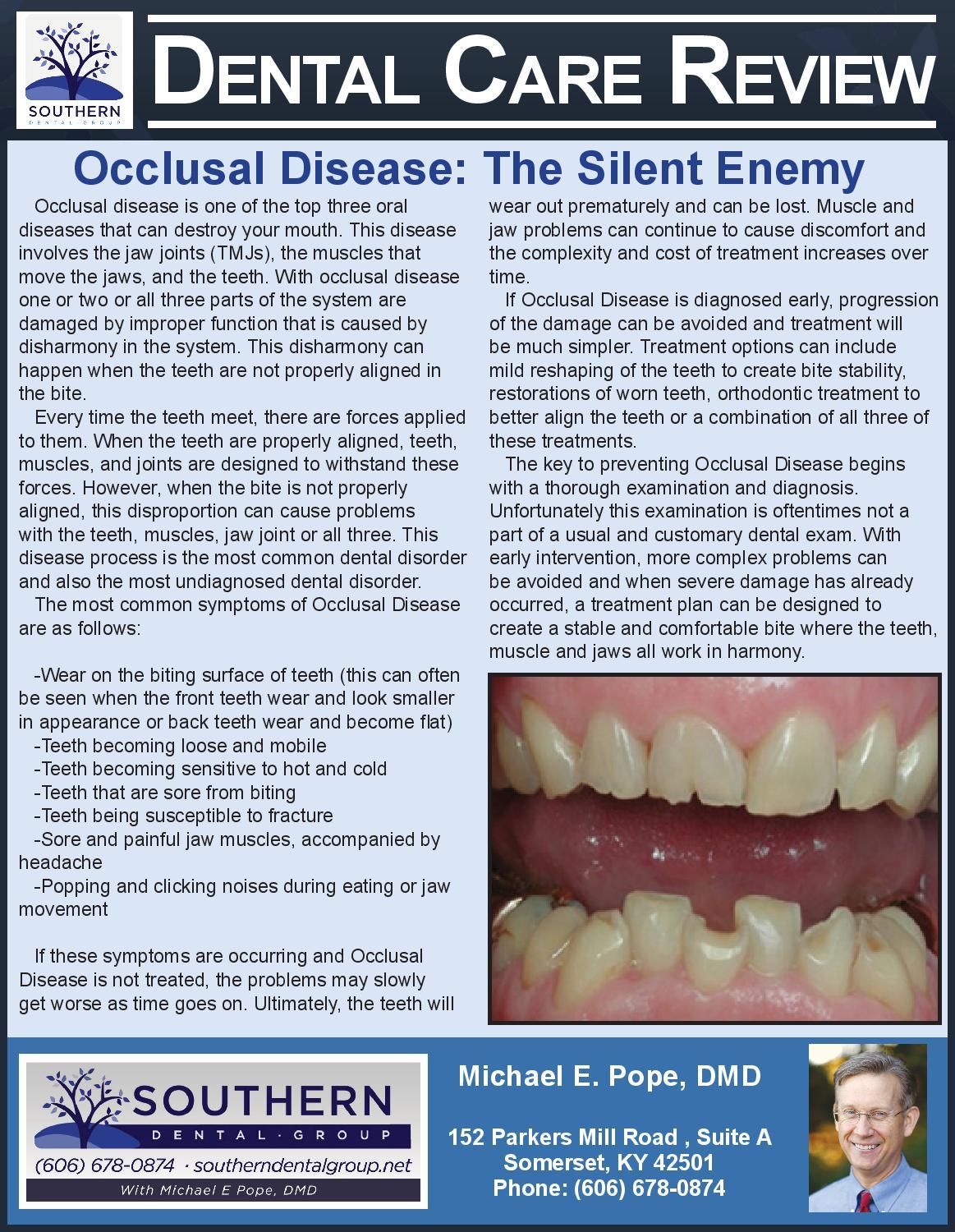 occlusal disease somerset ky